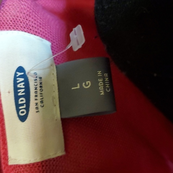 Old Navy 3/4 Sleeve Pink Cardigan Size Large - Picture 3 of 3